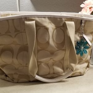 Coach Daisy Signature Canvas Tote